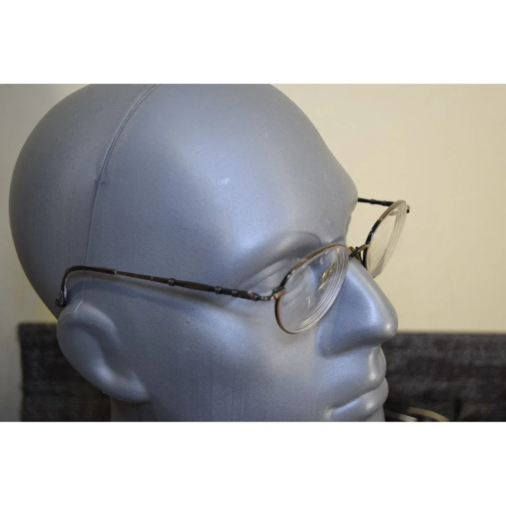 Anne Klein II 6003 K1050 Eyeglasses Brown Bronze Metal 50 19 135 Italy